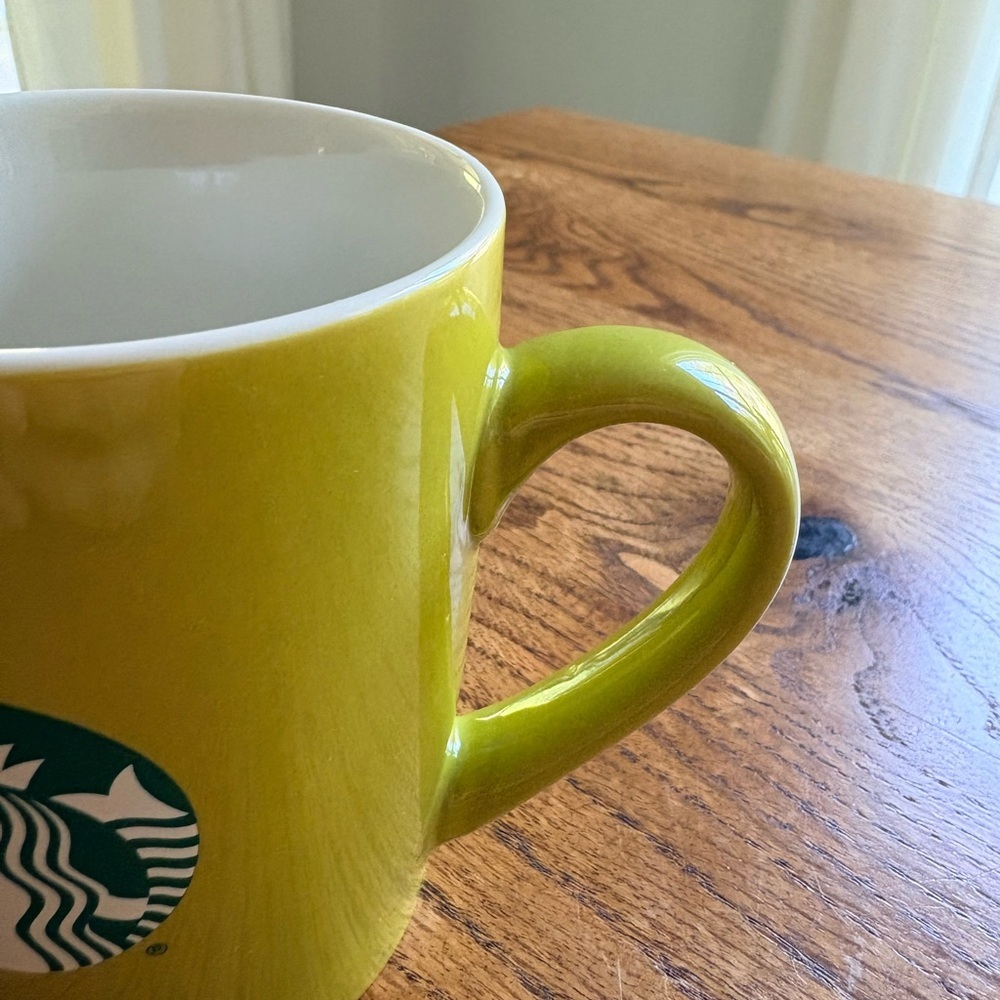2021 Starbucks Lime Green Logo Mug- 10 ozs. - Picture 8 of 14
